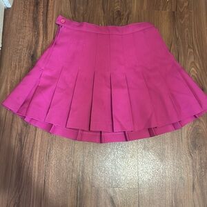 Vintage ‘90s hit pink pleated mini skirt